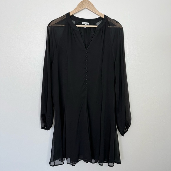 Joie Dresses & Skirts - Joie‎ Limited Edition Sheer Sleeve Black Dress